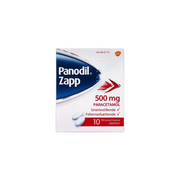 Panodil Zapp - 500 mg. Tabletter 10 stk.