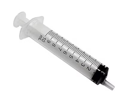 Omnifix 3-komponentsspruta, Luer excentrisk, steril, 10 ml.