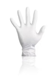 Nitrilhandske – Ultra Comfort White, puderfri. Små