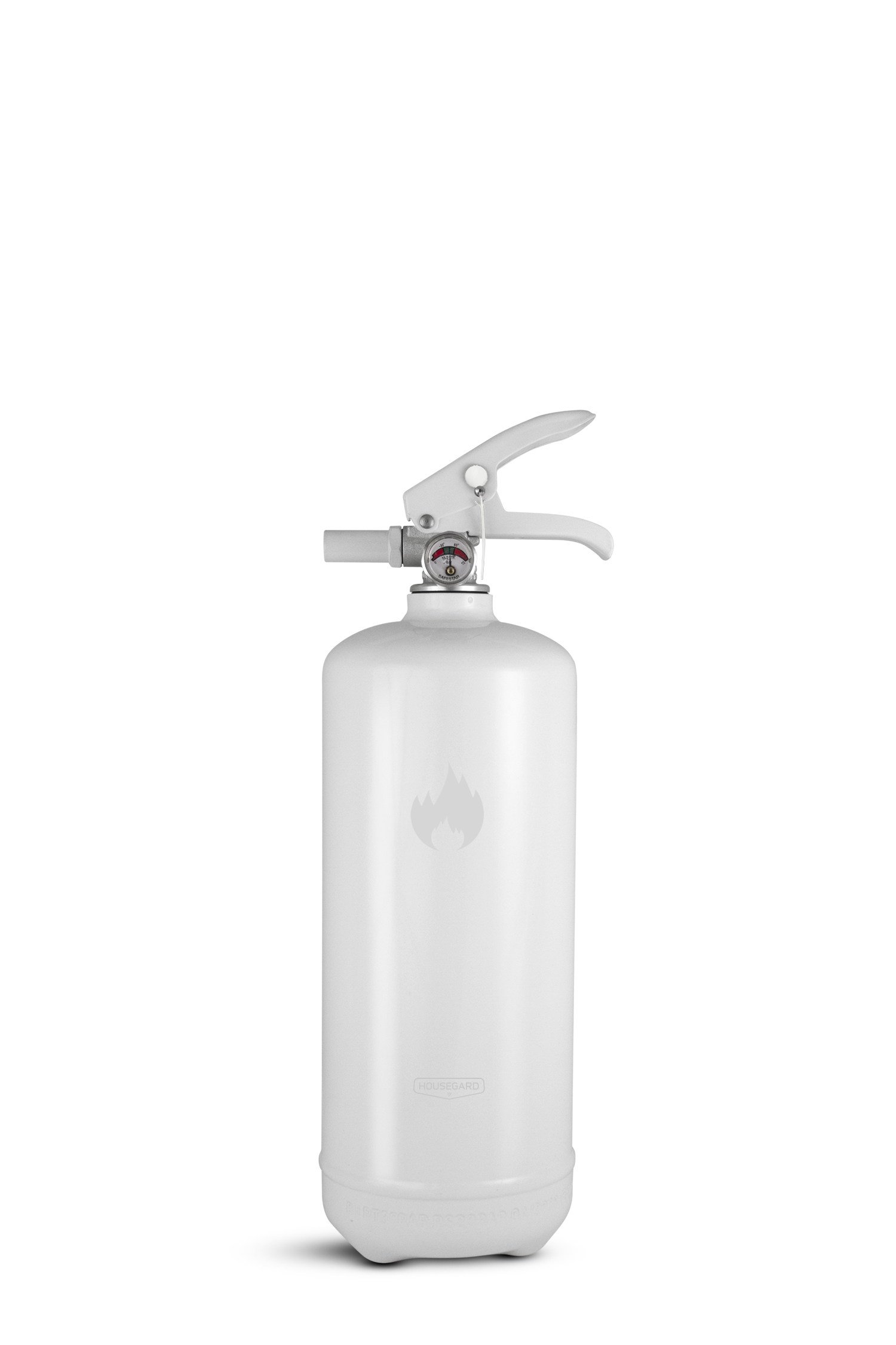 Housegard design pulverbrandsläckare - 2 kg, vit