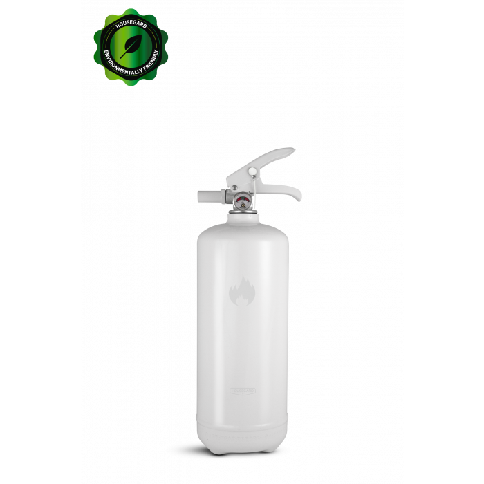 Housegard design pulverbrandsläckare - 2 kg, vit