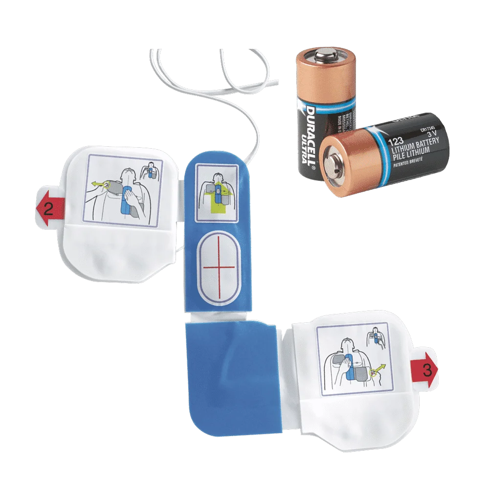 AED Plus Batterier + CPR-D Padz elektrod