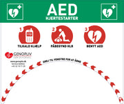 Informationstavle til Rotaid varmeskabe