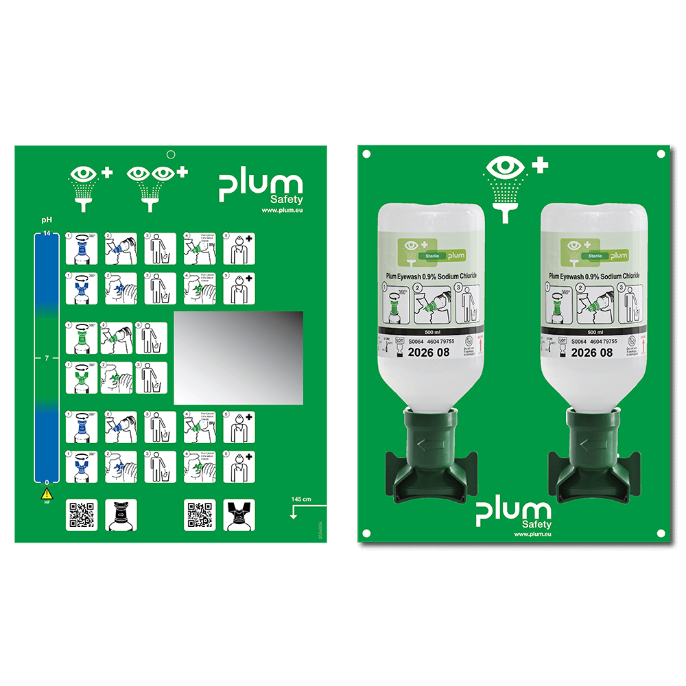 PLUM Ögontvättstation dubbel öppen