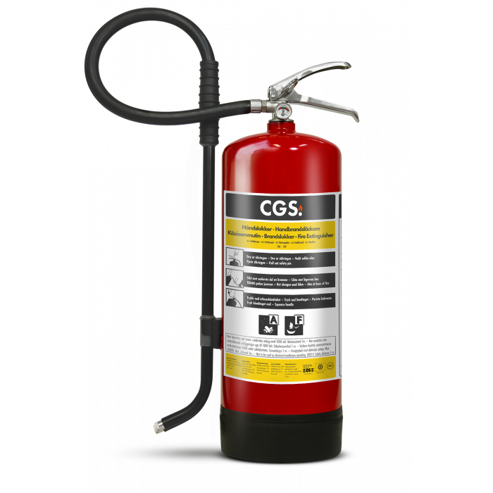 6 L Fettsläckare från CGS - PFAS fri brandsläckare