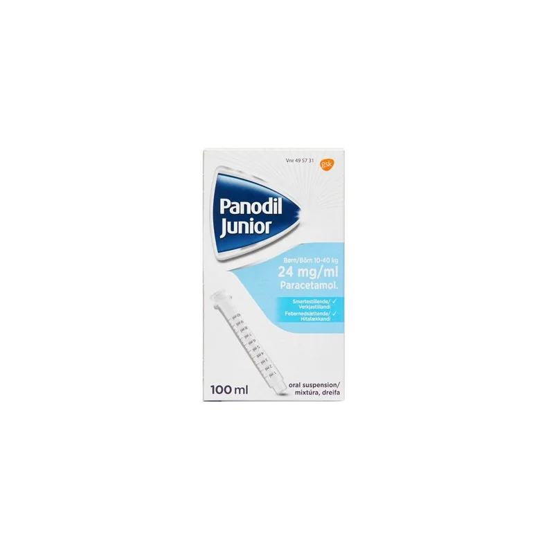Panodil Junior oral suspension 100 ml – Smärtstillande för barn