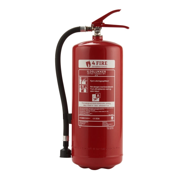 9 L Vattensläckare, röd från 4 FIRE