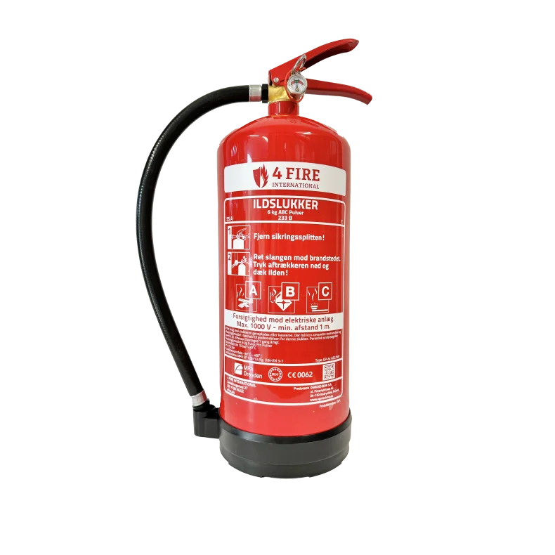 Pulversläckare 6 kg, röd från 4 Fire