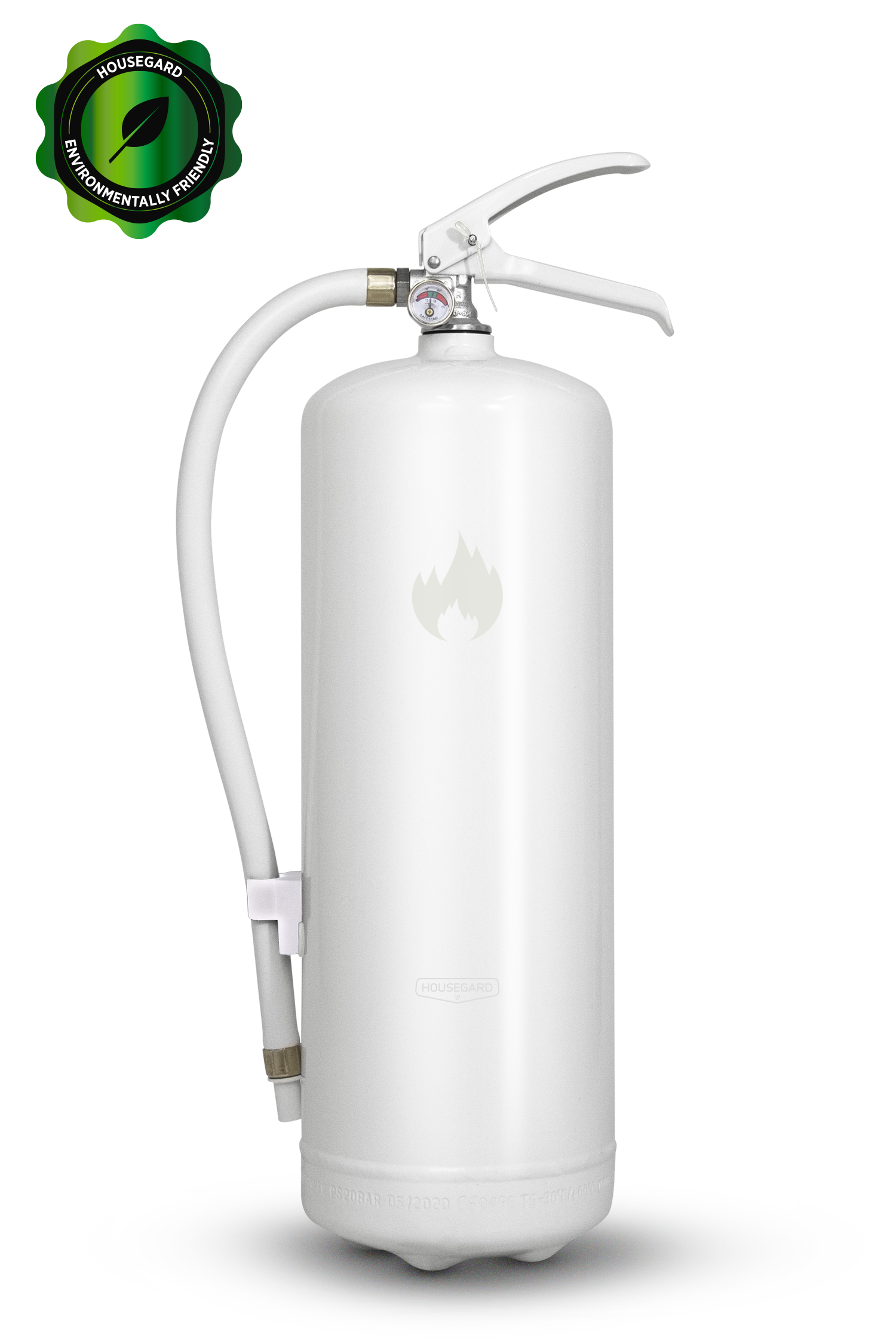 Housegard design pulverbrandsläckare - 6 kg, vit
