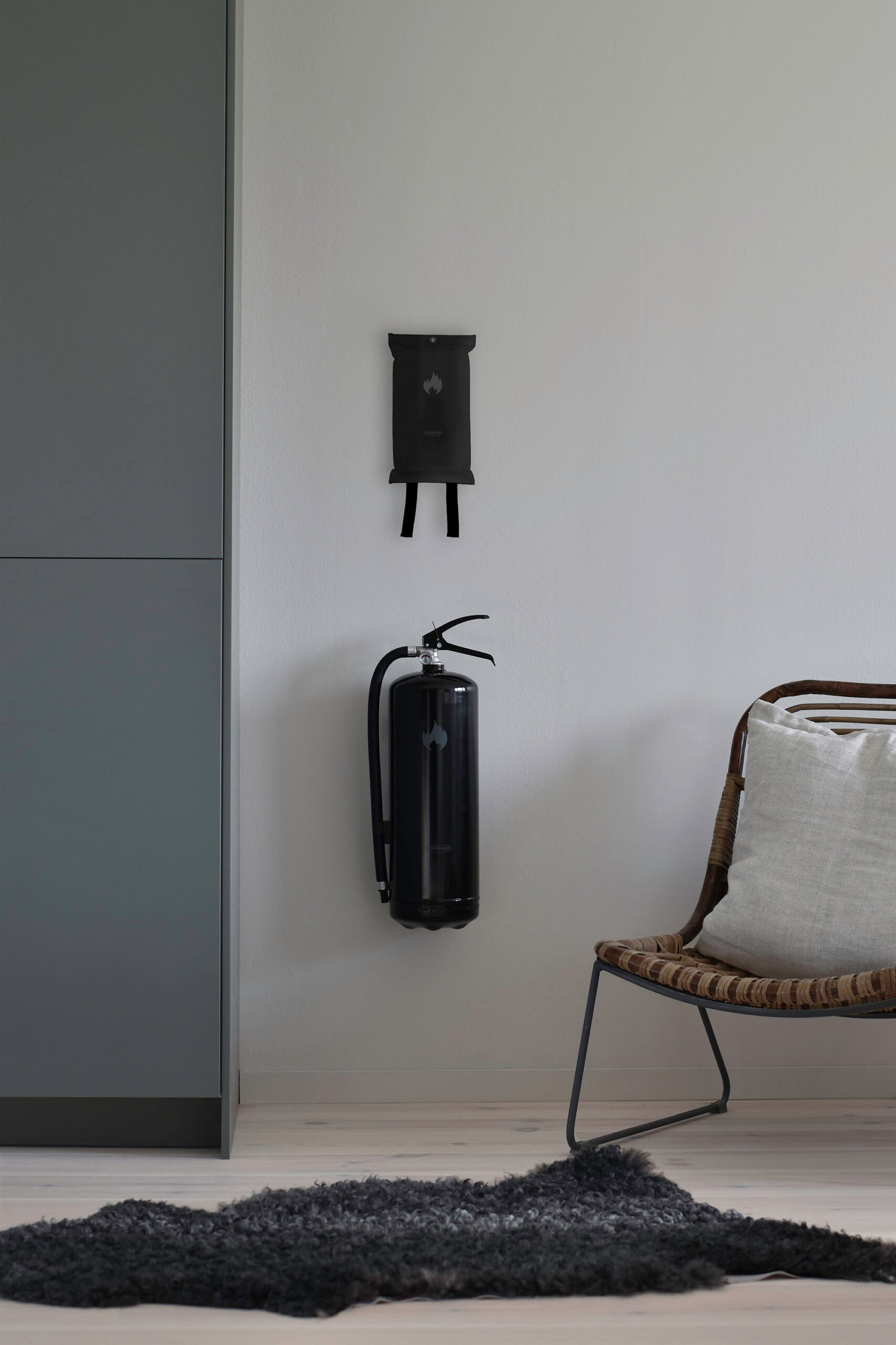 Housegard brandfilt, 120x180 cm, Svart