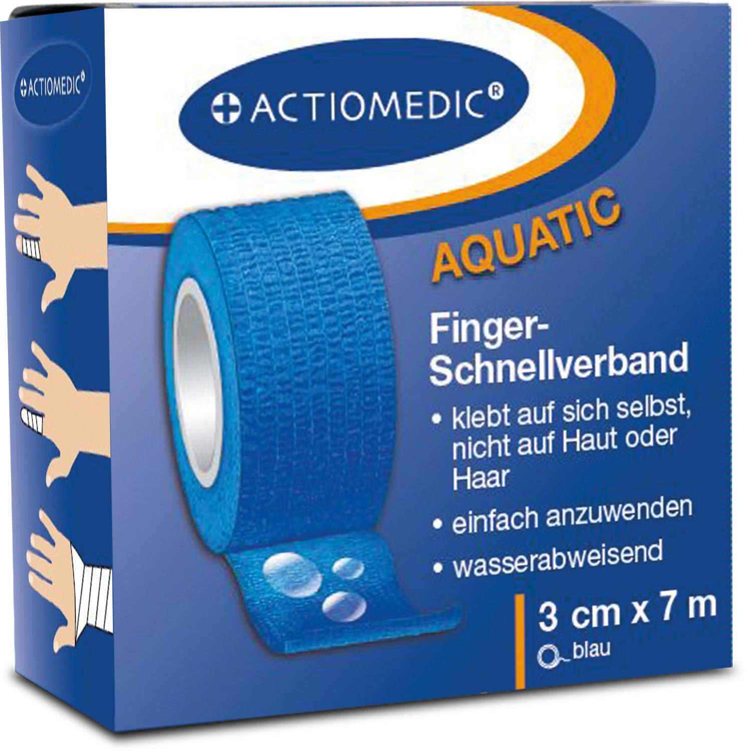 Actiomedic® AQUATIC Plåster - blått
