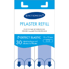 EasyAid Refill - DETECT Plåster 19 x 72 mm, 30 st. Blå