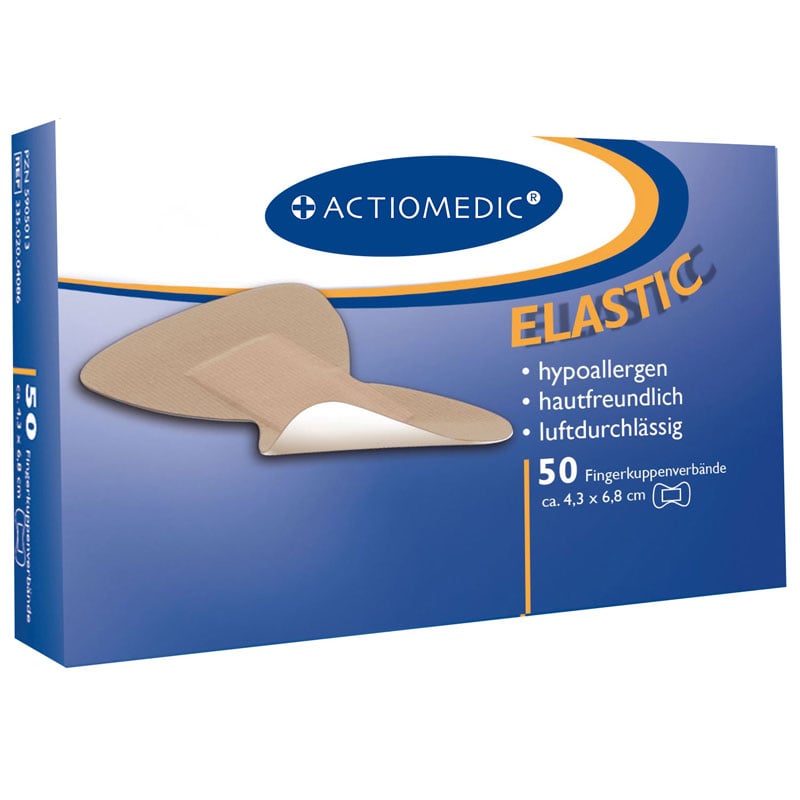 Actiomedic ELASTIC Fingertip-plastre 50 stk | Elastiske fingerplastre