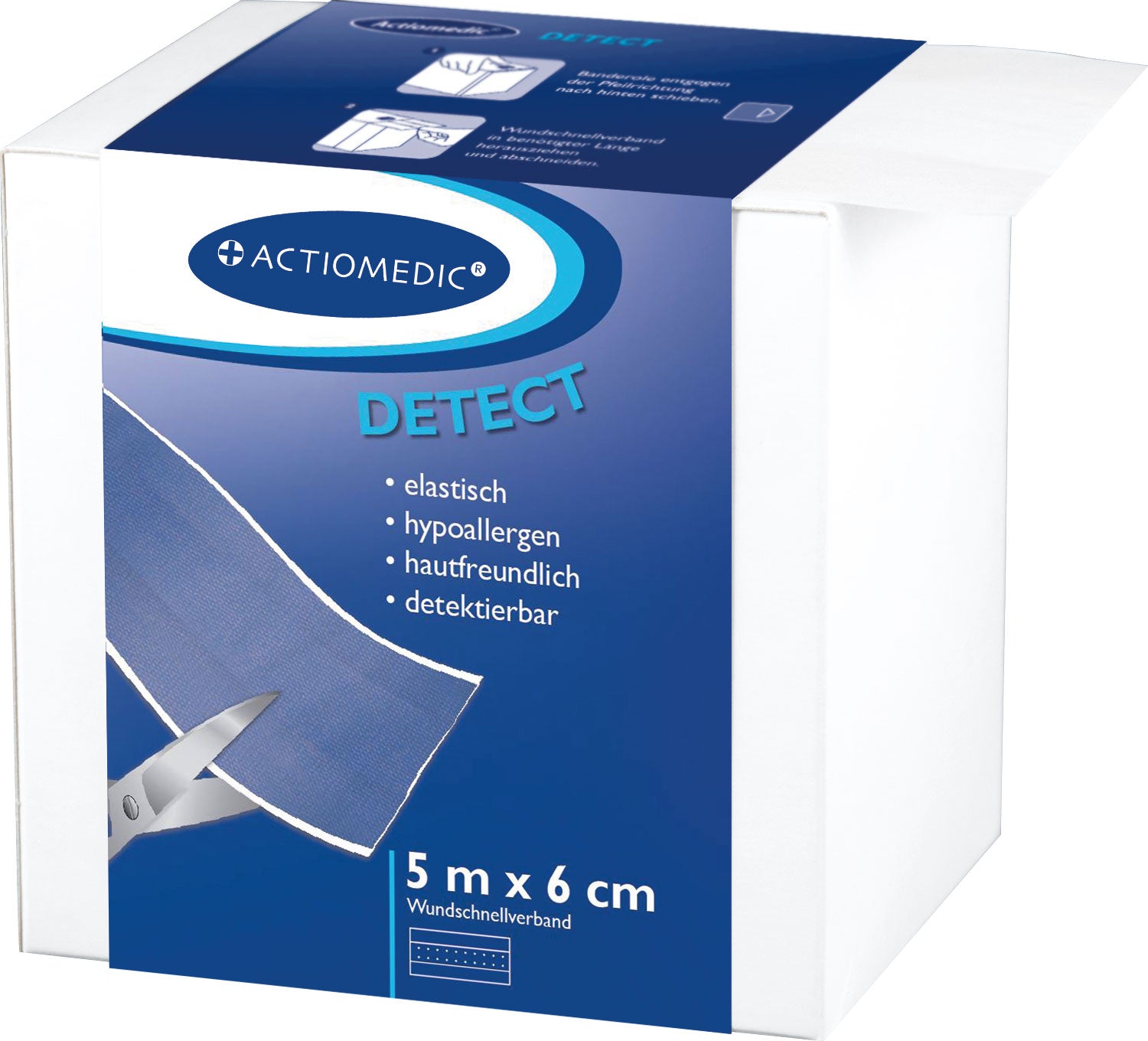 Actiomedic® DETECT + resår Plåster