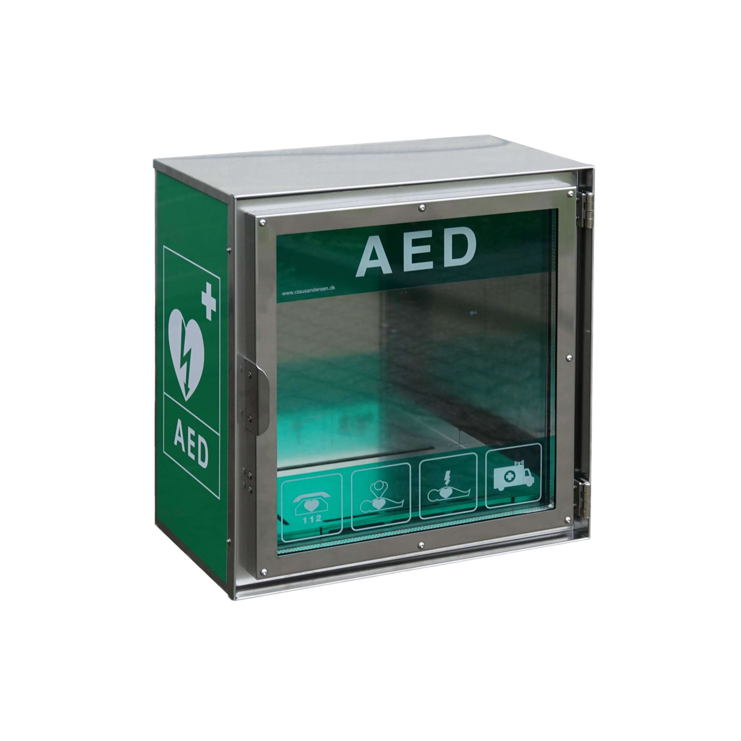 Claus Andersen utomhusvärmeskåp - Defibrillatorskåp