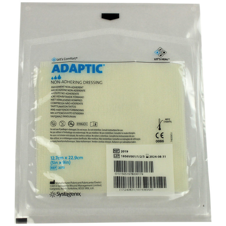 3M Adaptic ej vidhäftande Förband 7,6 × 7,6 cm