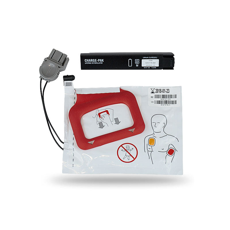 Batteri och stötdämpare för Physio-Control CR Plus