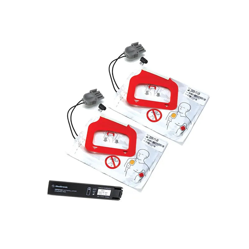 Batteri och 2 x stötkuddar för Physio-Control CR Plus