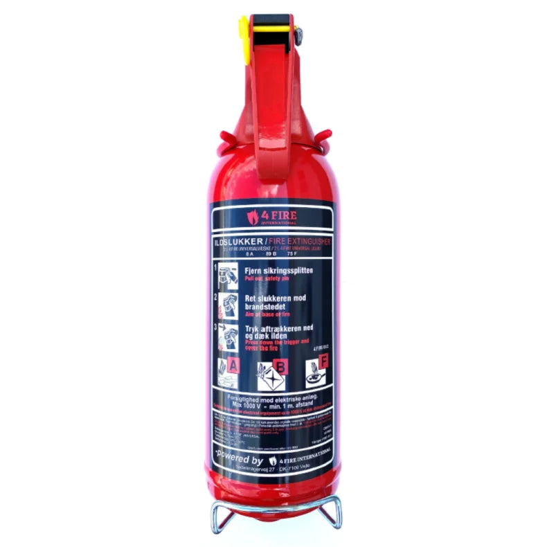 2 l Universalbrandsläckare, röd från 4 FIRE